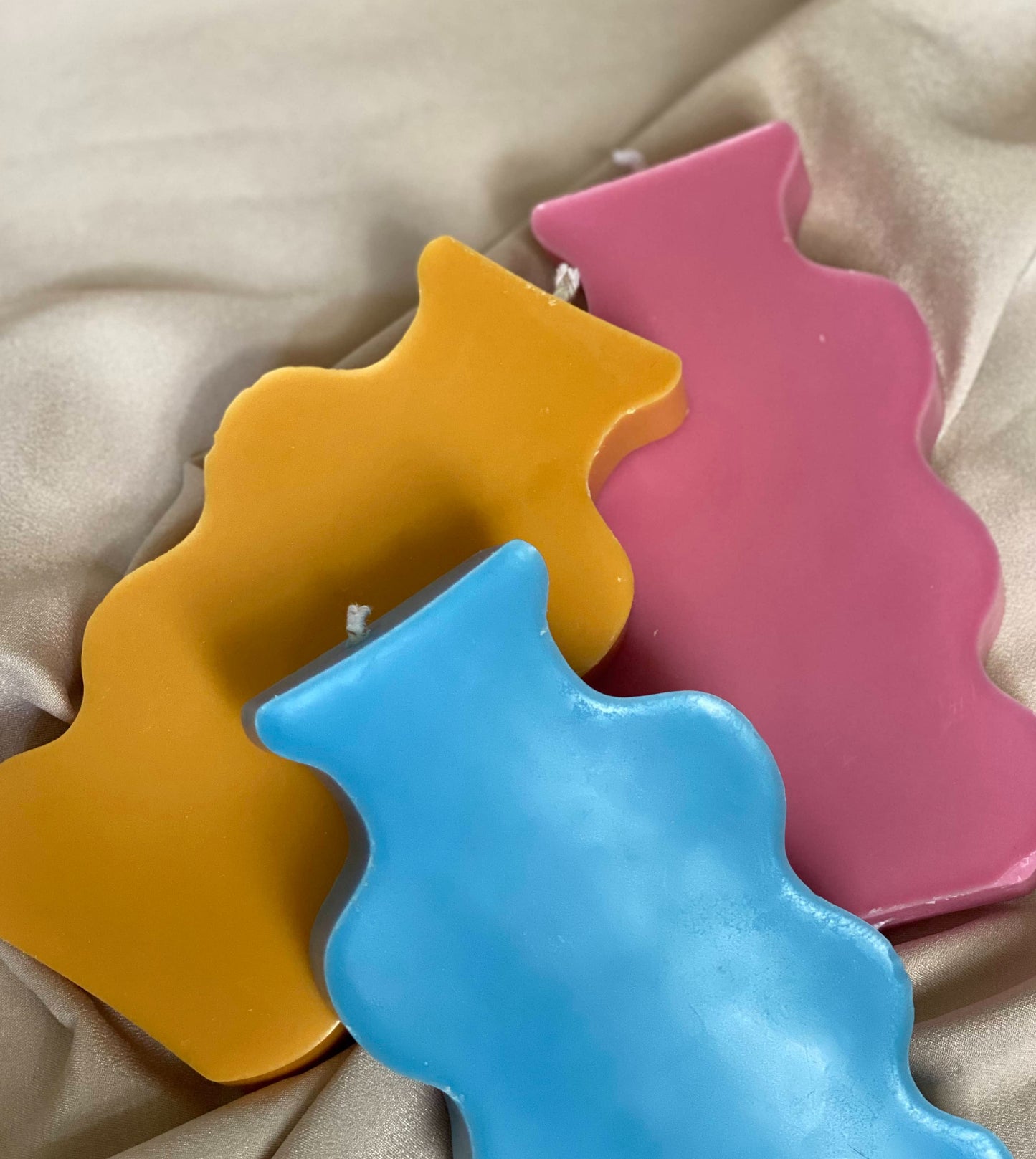 Wavy Bottle Candle