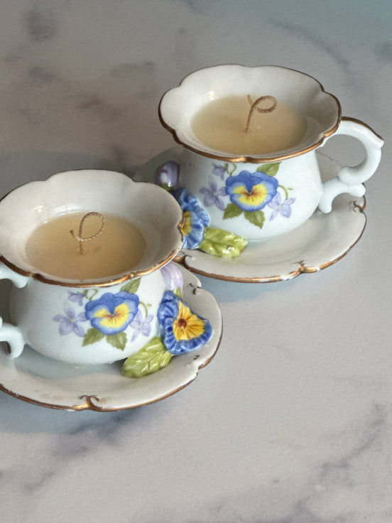 Lemon Meringue Tea Cup