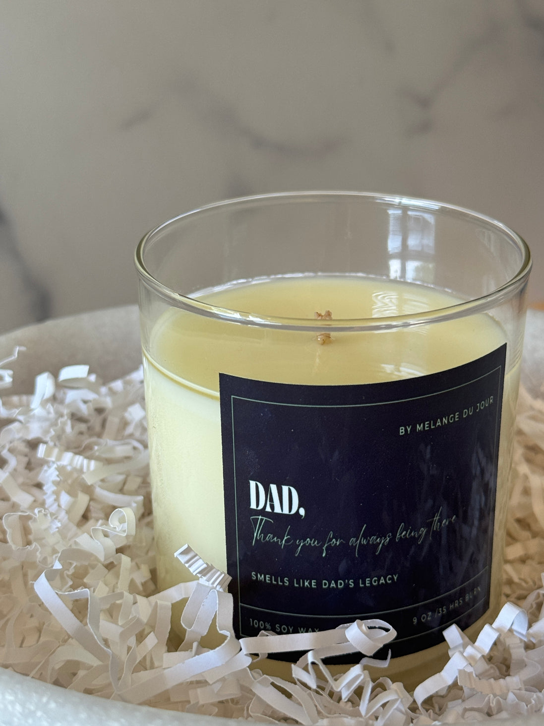 Dad, thank you for always being there - 9oz candle