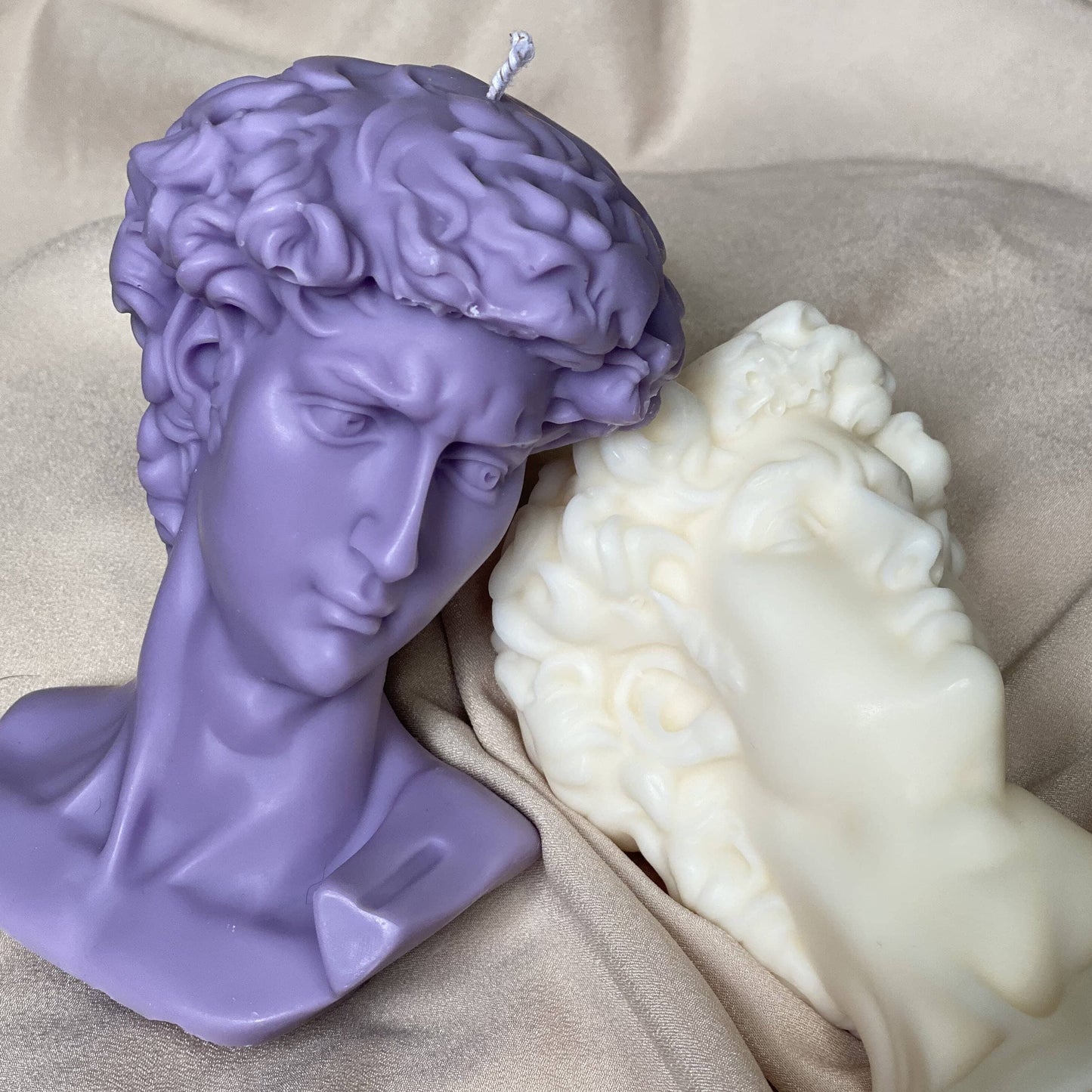 David's Bust Candle